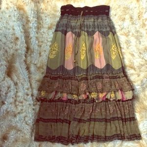 Free people maxi skirt